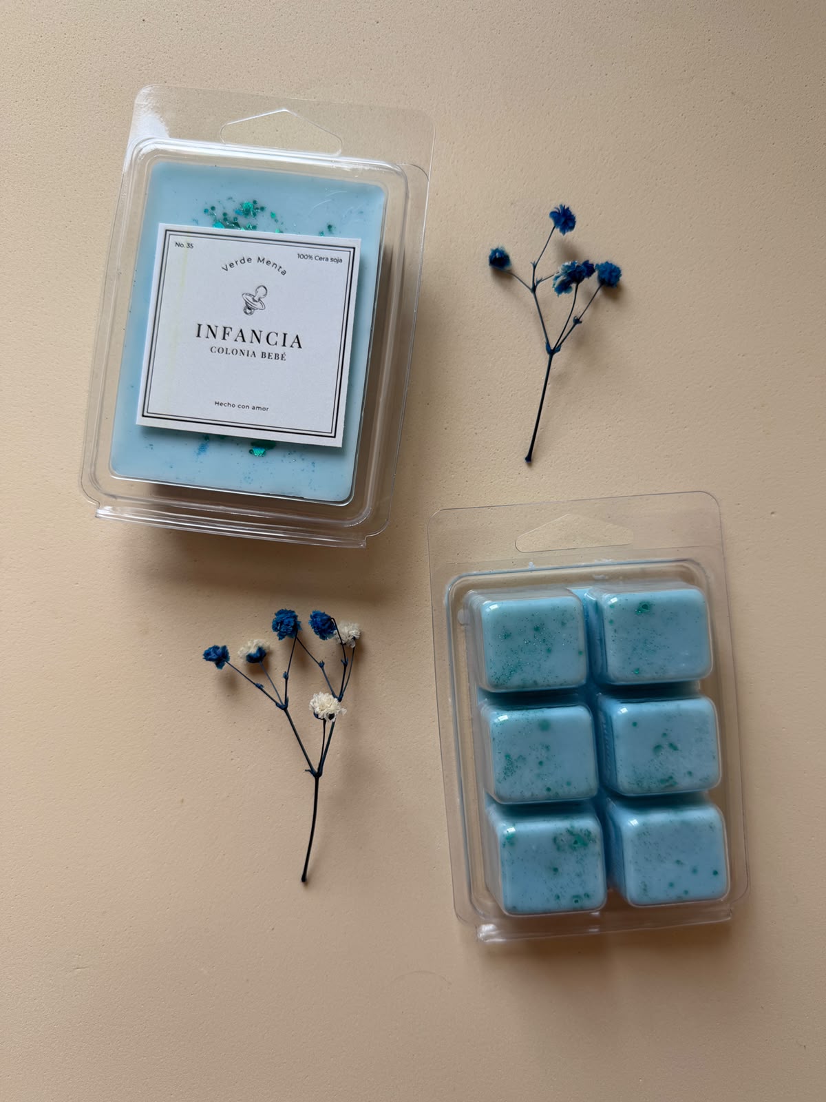 tableta cera aromatica colonia bebe