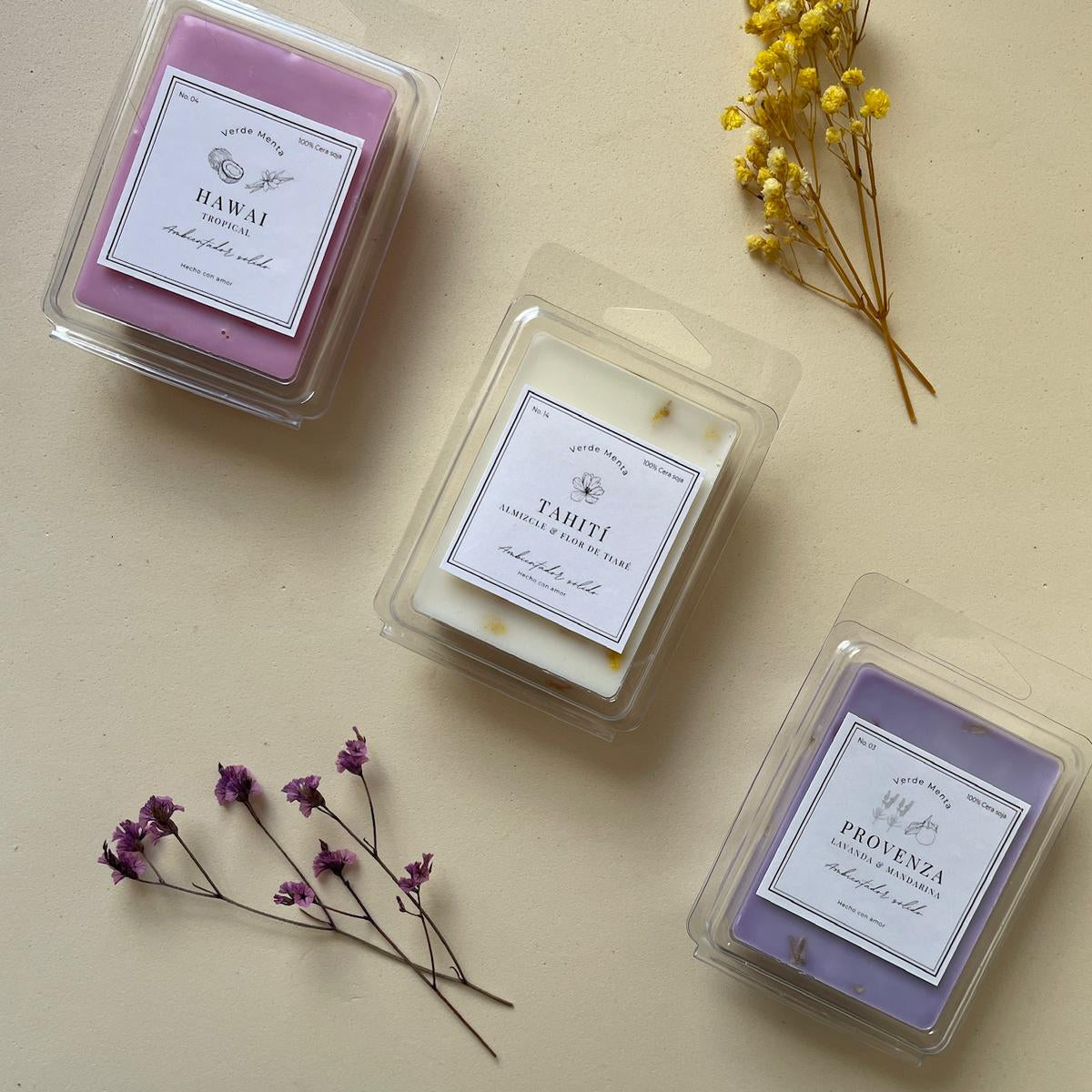 wax melts florales