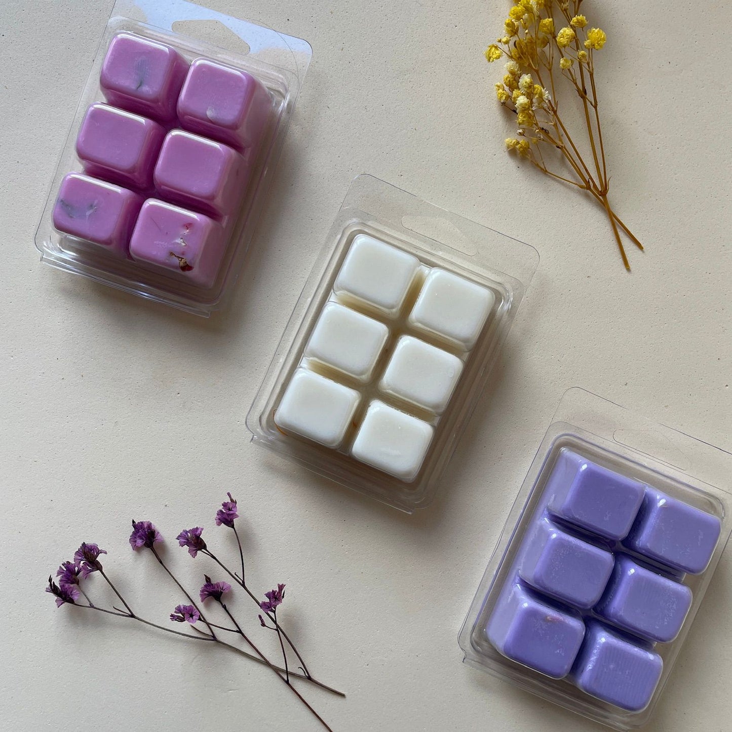 tabletas de cera aromatica floral