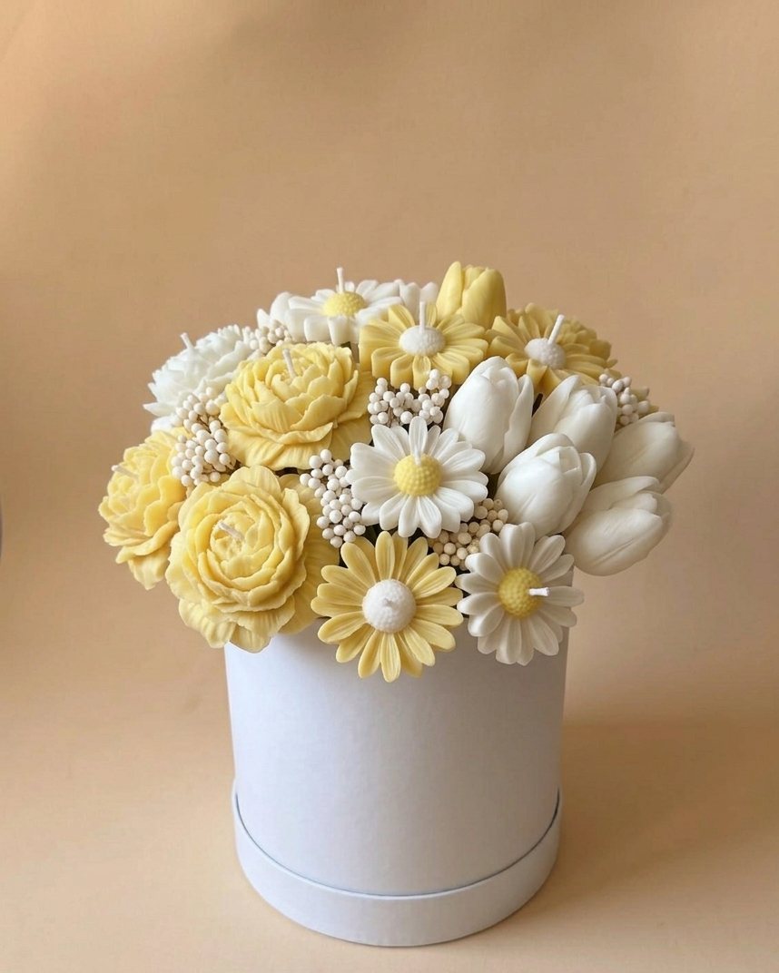 Ramo flores de cera personalizado