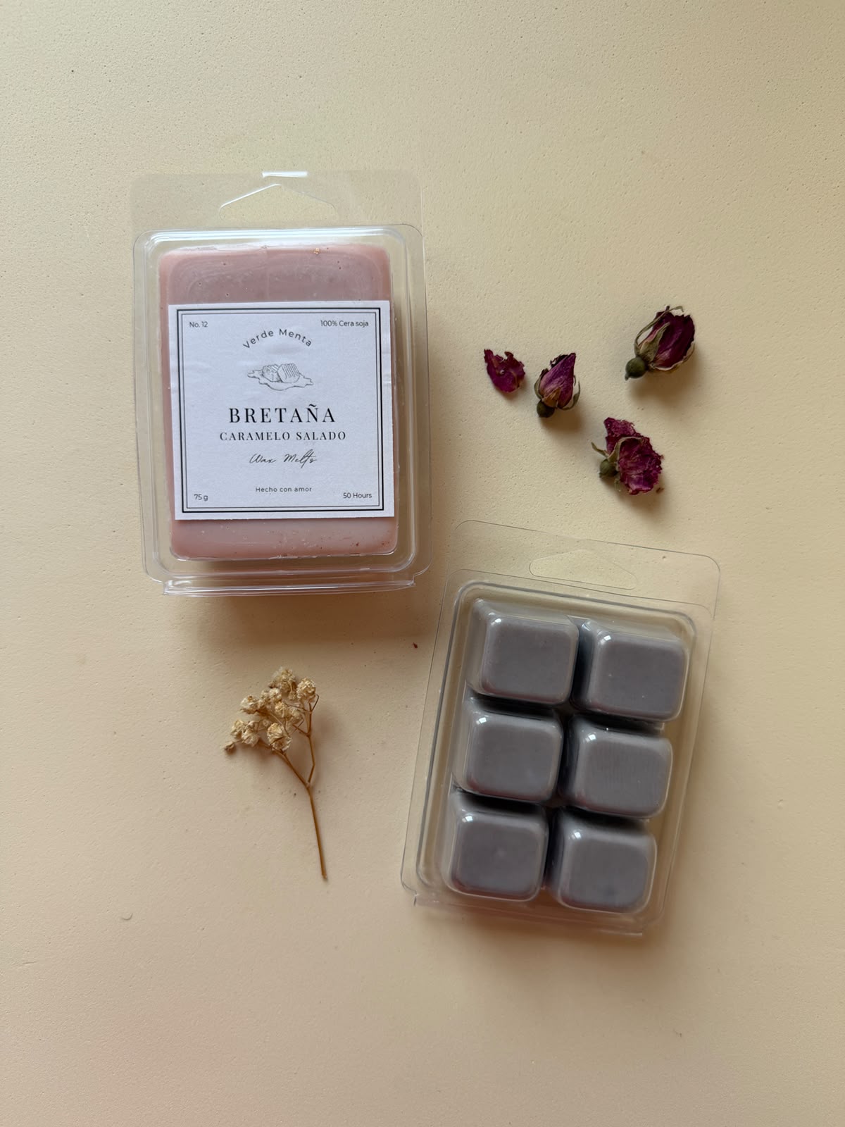 tableta cera aromatica caramelo salado