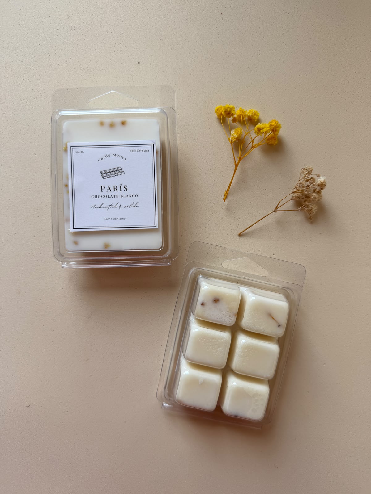 tableta cera aromatica chocolate blanco