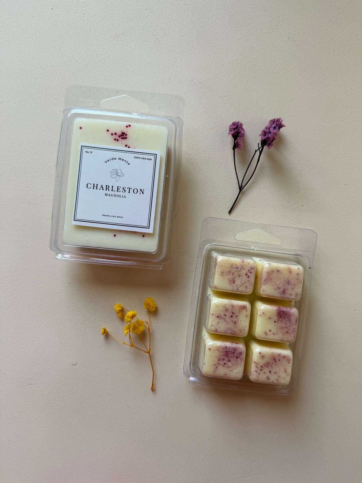 tableta cera aromatica magnolia