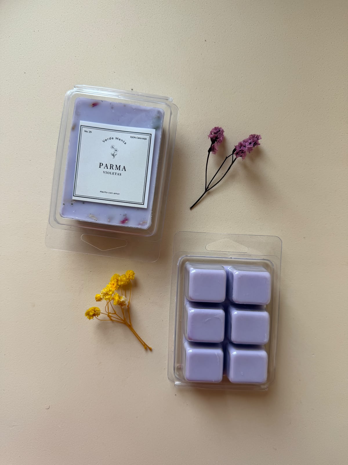 tableta cera aromatica violetas